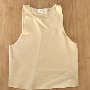A.L.C. Cream Sleeveless Tank Top